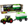 LEAN Toys Traktor pre deti s prívesom Tank Car Farm