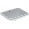 Geberit VariForm Zápustné umývadlo 53 x 44 cm s prepadom, biele 500.760.01.2