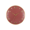 Karlsson 6017RD dizajnové nástenné hodiny červená,pr. 40 cm