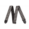 Fender Nylon Diamond Strap - Black / Grey - pás na gitaru