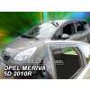 Plexi, ofuky OPEL Meriva 5D, 2010 =>, přední + zadní