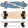 Spokey WOO-FISH - Dřevěný pennyboard - tmavě modrá