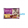 WHISKAS Junior vrecúško 52x85g Hydina Frykasy krmivo pre mačiatka v želé s: kura, morka