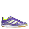 adidas F50 Club Childrens Indoor Football Boots Purple/White C12 (30.5)