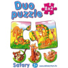 Dohánytoys Puzzle duo mix 8x2ks - zvieratá
