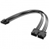Redukcia AKASA - PCIe 12-Pin na Dual 8-Pin adaptér AK-CBPW27-30BK Akasa