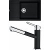 Set Franke G195 (dřez MRG 611-78 BB Onyx + baterie FC 3055.071 ORBIT Chrom/Onyx) 114.0650.631
