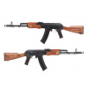 CYMA Airsoftová zbraň AK-74 Platinum (CM.056), oceľová konštrukcia, pravé drevo, ETU