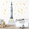 Samolepka na stenu – Vesmírna raketa