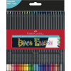 Pastelky Faber-Castell, Black Edition, 24 farieb