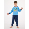 Chlapčenské pyžamo Cornette Kids Boy 593/175 Popcorn modrá 110-116