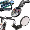 Ľavé cyklistické zrkadlo Fit4Med PLU 726 čierne