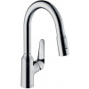 Hansgrohe Focus M42, drezová batéria M4216-H180 s výsuvnou spŕškou, sBOX, chrómová, HAN-71821000
