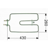 Ohrievacie teleso do rúry Indesit 2000W 078419