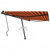 zahrada-XL Voľne stojaca ručne zaťahovacia markíza 450x300cm oranžovohnedá 3069760