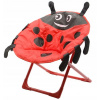 Detská stolička Kaemingk 2 roky + (Detská záhradná stolička rozkladacie kreslo lienka 52 cm)