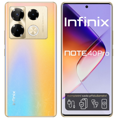 Smartfón Infinix NOTE 40 Pro 12 GB / 256 GB 4G (LTE) zlatý