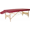 Skladací masážny stôl Clap Tzu Ayurveda Set Farba: bordová (rosso) 202*82 cm / 17,5 kg / 2 farby
