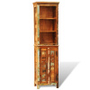 Knižnica, recyklovaný masív, vintage štýl-ForU-241433