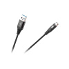 Kabel REBEL RB-6001-200-B USB/USB-C 2m Black