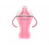 Hrnček netečúci s tvrdým náustkom NATURAL NURSING 260ml ružová