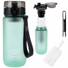 Fľaša na vodu športová s rukoväťou MomoWay svetlotyrkysová 600ml
