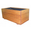 Drevený kvetináč 30 cm (Drevené záhradné kvetináče 70x35x30)