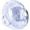 Hayashi Head Guard with mask - white, size S Size: XL, Color: White