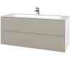 Dreja Umývadlová skrinka VARIANTE SZZ2 120 pre úmyvadlo Finon - N01 Biela lesk / L04 Béžová vysoký lesk