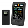 Solight TE87 meteostanice, barevný LCD, vnitřní/venkovní teplota a vlhkost, tlak, RCC, černá