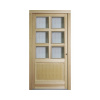 Vchodové dvere BB 103 drevené 110x210,5 cm P základný náter