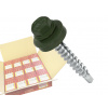 Klimas Wkret-Met RAL 6020 4,8x35mm - 1 Kartón (12x250ks) - Skrutky farmárske strešné farba: chrómová zelená