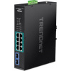 TRENDnet Trendnet TI-PGM102 Gigabit Ethernet (10/100/1000) Síťová připojení PoE s podporou, černá