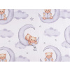 Stoklasa Bavlněná plenkovina / mušelín medvídek METRÁŽ - (297T) bílá