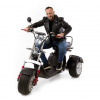 Elektrický Chopper UNIZDRAV EasyRide - ZNÁMKY POUŽÍVANIA, NAJAZDENÝCH 46 KM