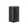 Brabantia Kozmetický kôš NewIcon, 5 l, čierny, softclose, 112928