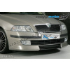 Škoda Octavia II Predný spoiler - pre lak, stredný diel čierný dezén