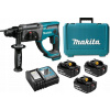 MAKITA DHR202RTE3 PRÍKLEPOVÁ VŔTAČKA 18V SDS+ 3x5,0Ah