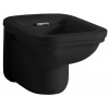 Kerasan WALDORF bidet závesný 37x55cm, čierna mat 4125K7