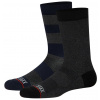 Saxx Whole Package Crew 2PK black hthr/ombre ponožky na rugby 43-47