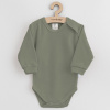 Dojčenské bavlnené body New Baby zelená 62 (3-6m)