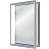 Zaklapávací rám Nobo Impression Pro A4 stříbrný