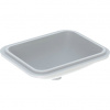 Geberit VariForm Zápustné umývadlo 53 x 44 cm bez prepadu, biele 500.762.01.2