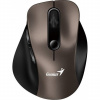 Genius Ergo 9000S /Ergonomická/Optická/Pro praváky/2 400 DPI/Bezdrátová USB + Bluetooth/Champagne Tit 31030038402