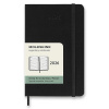 Moleskine Diár 2026 - tvrdé dosky A6, týždenný, horizontálny, čierny