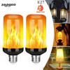 Žiarovka, žiarivka - 2 počítače retro LED žiarovka napodobňujúce živý plameň E27 (2 počítače retro LED žiarovka napodobňujúce živý plameň E27)
