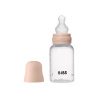 BIBS Antikoliková dojčenská fľaša so silikónovým cumlíkom 150ml Varianta: Blush