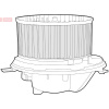 DENSO Vnútorný ventilátor DENSO DEA32002