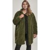 Urban Classics Ladies Oversized Sherpa Coat Farba: Olive, Veľkosť: 4XL