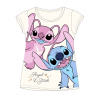 Lilo & Stitch - licence Dievčenské tričko - Lilo & Stitch 5202C763, smotanová Farba: Smotanová, Veľkosť: 110